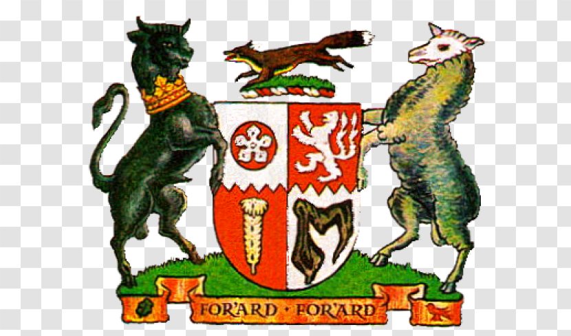 Leicestershire Coat Of Arms Counties The United Kingdom Isle Ely Non-metropolitan County - Mythical Creature - Maisfeld Transparent PNG