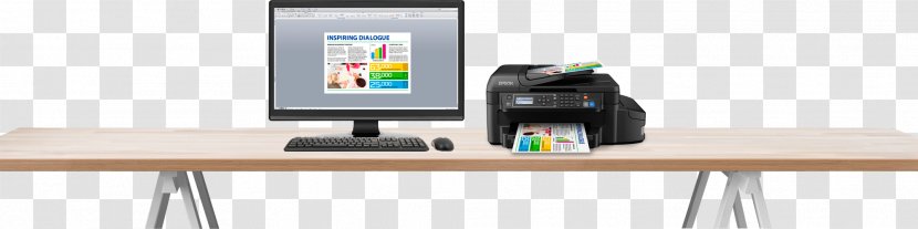 Multi-function Printer Inkjet Printing Image Scanner - Fax Transparent PNG