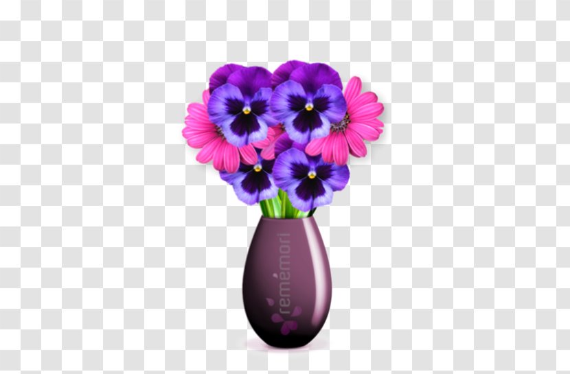 Pansy Violet Flowerpot Primrose Cut Flowers - Viola Transparent PNG