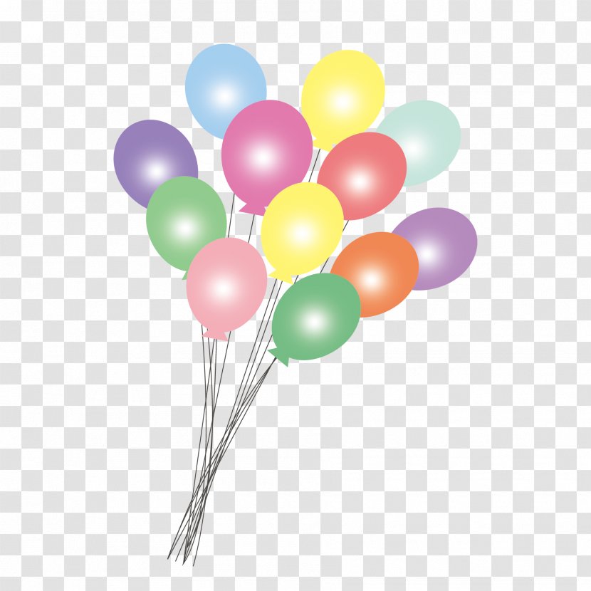 Cluster Ballooning - Party Supply - Balloon Transparent PNG