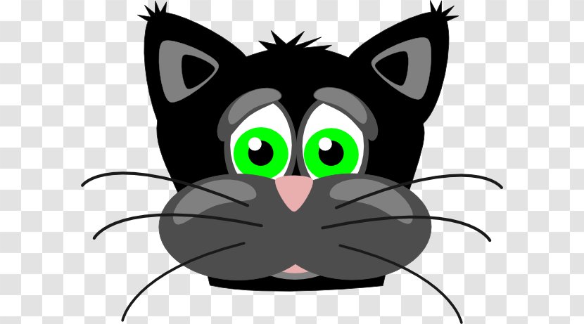 Cat Kitten Clip Art Vector Graphics Felidae - Heart - Green Transparent PNG