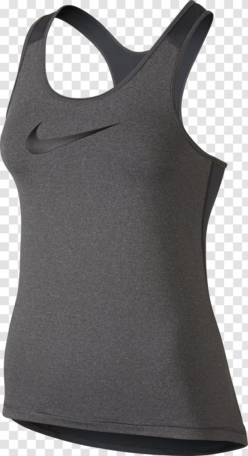 Sleeveless Shirt Nike Shorts Dry Fit WE - Neck - Tank Top Transparent PNG