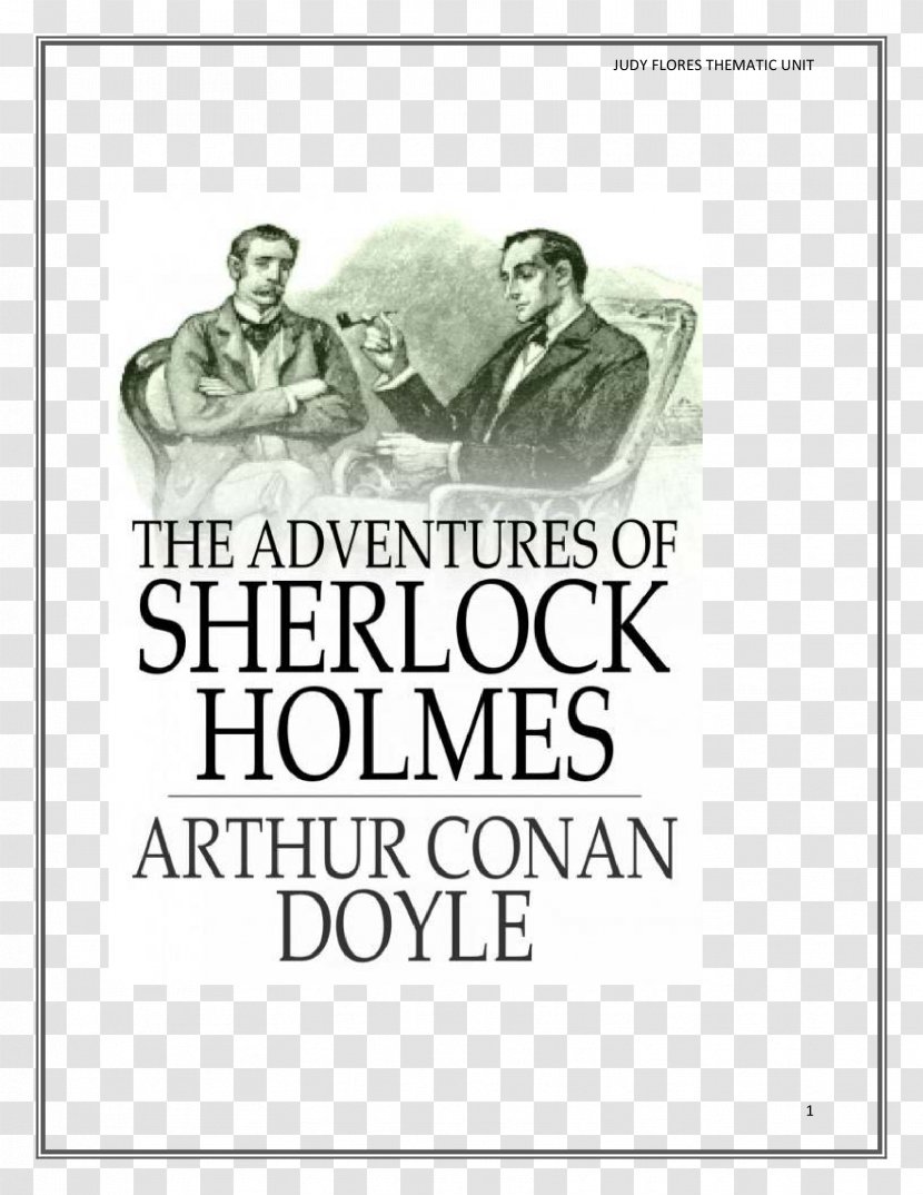 The Adventures Of Sherlock Holmes Adventure Speckled Band Dr. Watson Memoirs - Hound Baskervilles - Book Transparent PNG