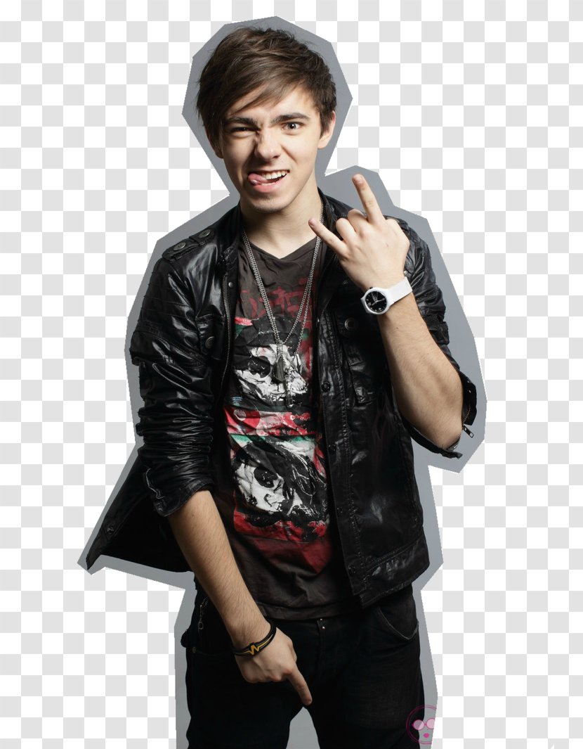 Nathan Sykes Gloucester The Wanted Life Leather Jacket - Flower - Billboard Background Transparent PNG