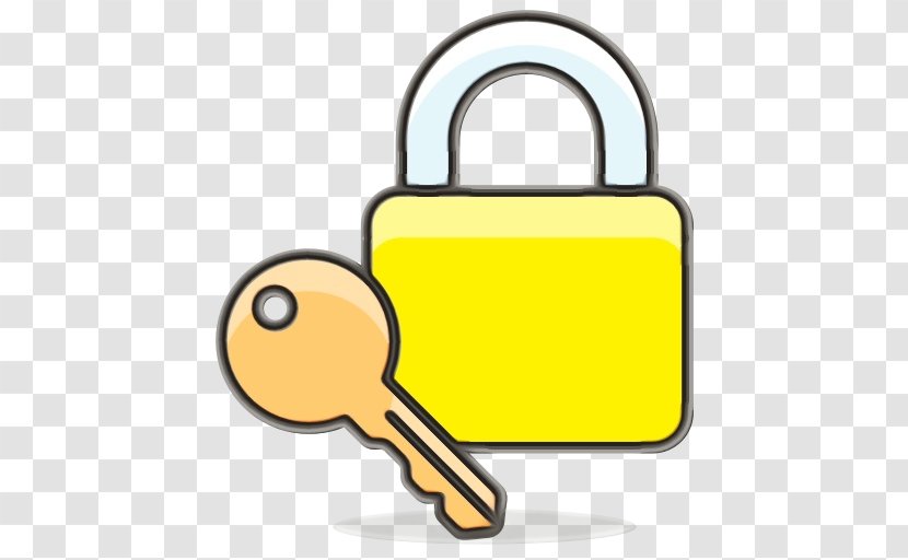 Yellow Background - Security Hardware Accessory Transparent PNG