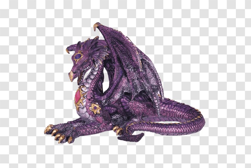 Figurine Dragon Collection Statue Collectable Fantasy - Purple - Emperor Birthday Transparent PNG