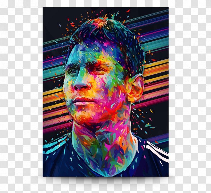 Football Player Art Canvas Drawing - Cristiano Ronaldo Transparent PNG
