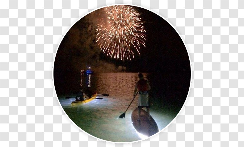 Aquaholic Adventures Paddle Board Kayak Islamorada Party Paddleboarding Key Largo - New Year - Beautiful Fireworks Transparent PNG