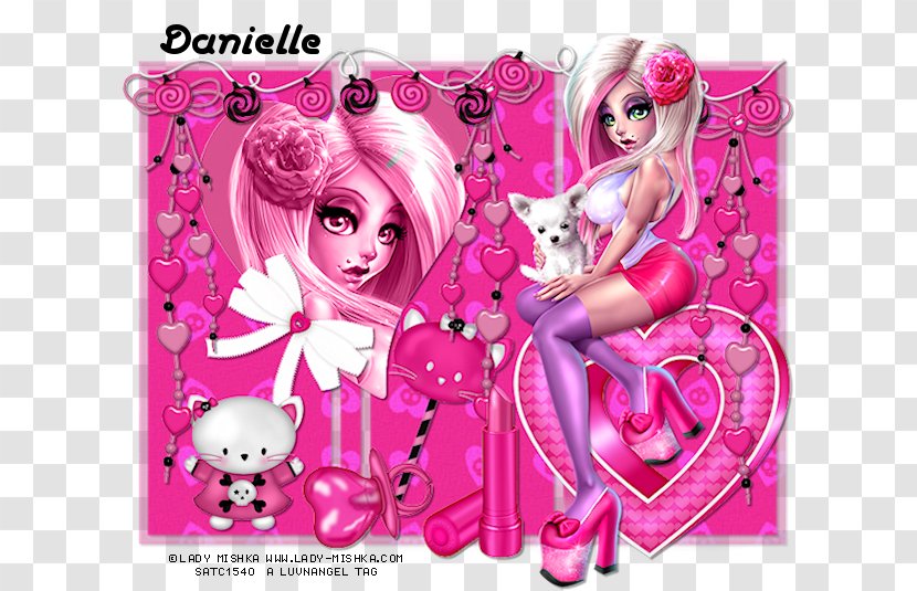 Barbie Graphic Design Pink M Character - Smile Transparent PNG