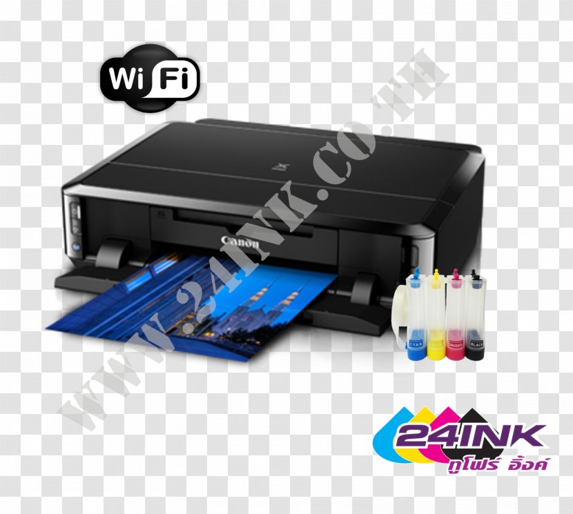 Inkjet Printing Ink Cartridge Image Scanner Wi-Fi Canon - Electronic Device - Printer Transparent PNG