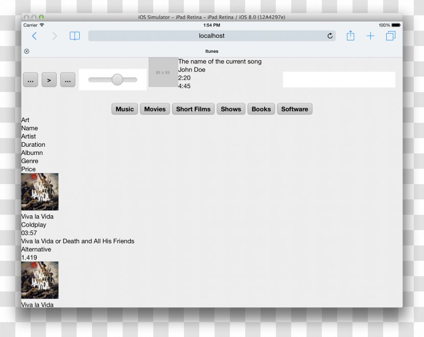 Screenshot Zune Software Web Page - Design Transparent PNG