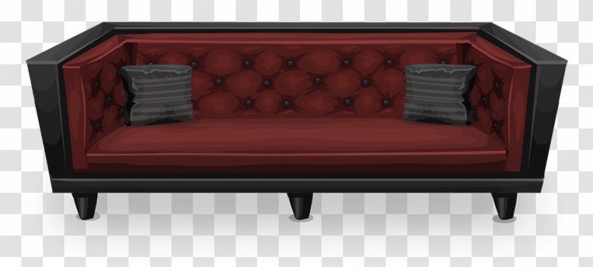 Coffee Tables Casting Couch Loveseat Furniture - Vintage Sofa Transparent PNG