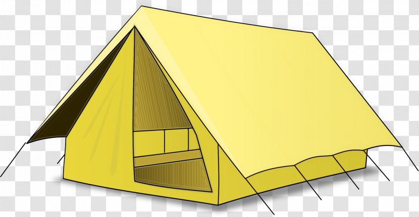 Tent Cartoon - Home - Shade Slope Transparent PNG
