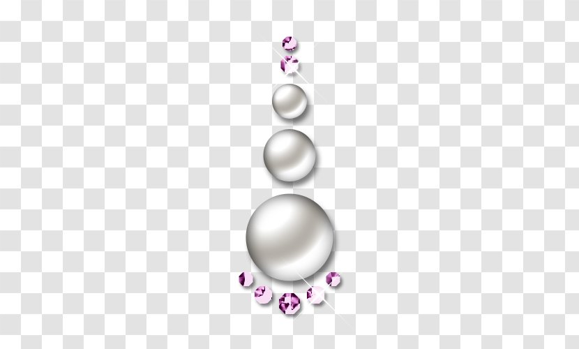 Pearl Gemstone Earring Diamond Jewellery - Body Jewelry Transparent PNG