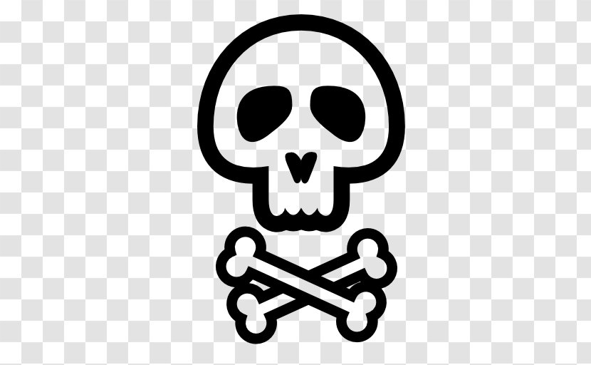 Skull & Bones Clip Art - Piracy Transparent PNG