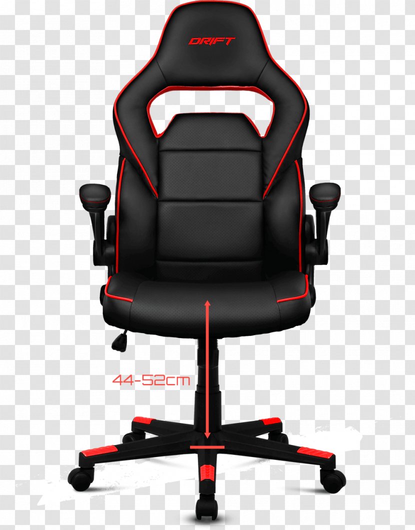 Drifting Chair Driftgaming Black Seat - White Transparent PNG