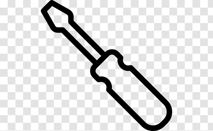 Screwdriver Icon - Black And White - Computer Program Transparent PNG