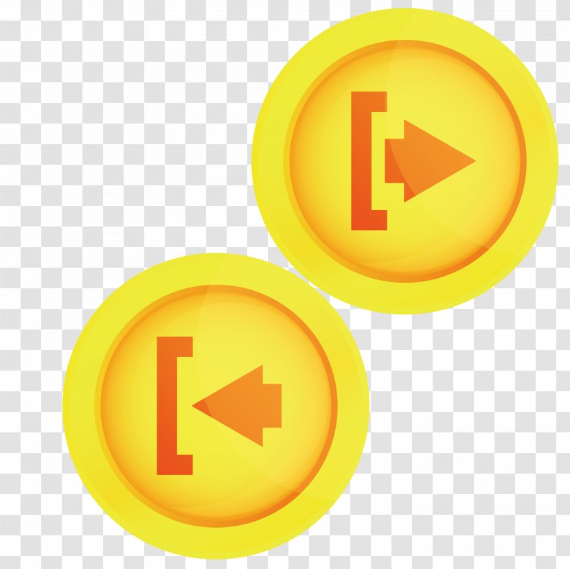 Button Download - Text - Yellow Transparent PNG