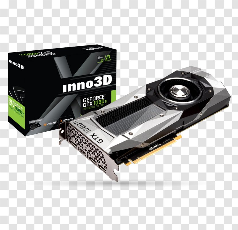 Graphics Cards & Video Adapters NVIDIA GeForce GTX 1080 Ti Founders Edition 1070 GDDR5 SDRAM Inno3D - Innovision Multimedia Limited - Nvidia Transparent PNG