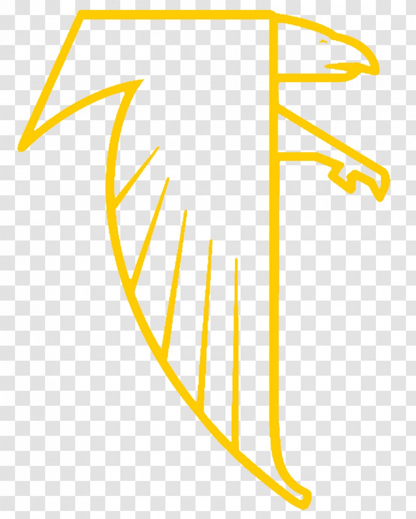 Atlanta Falcons Wheaton North High School Clip Art - Yellow Transparent PNG