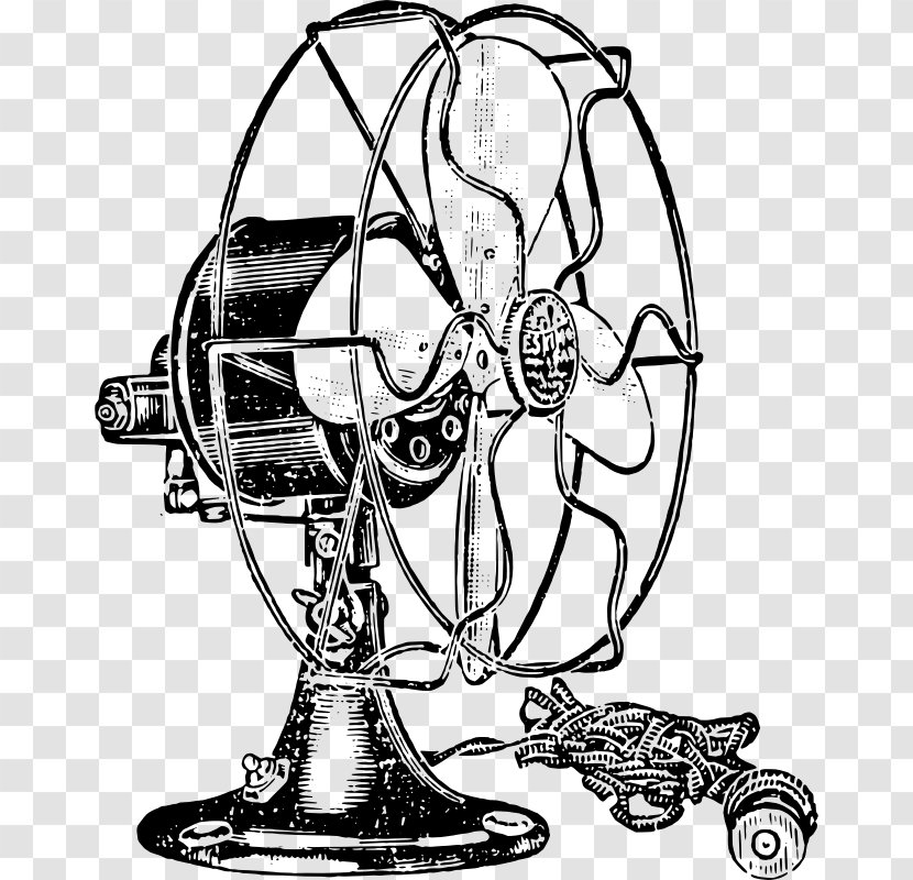 Vintage Fan Clip Art - Cartoon Transparent PNG