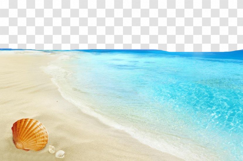 Beach Fukei Sea - Landscape - Blue Water Transparent PNG