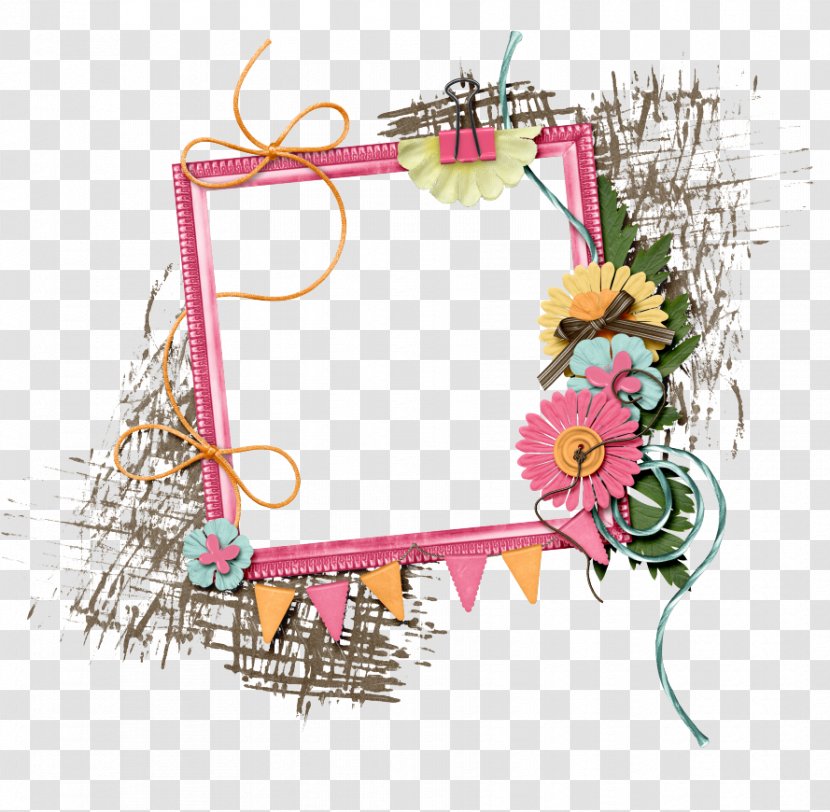 Floral Design Picture Frames Pink M - Flower Transparent PNG