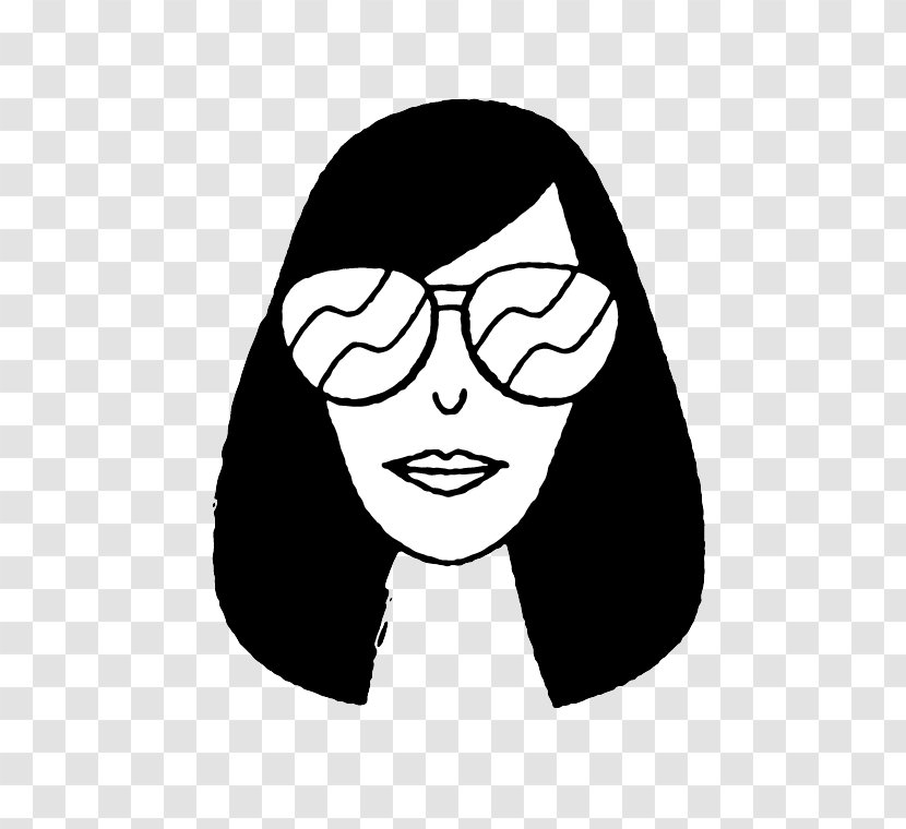 Female Glasses Eye Woman - Flower Transparent PNG
