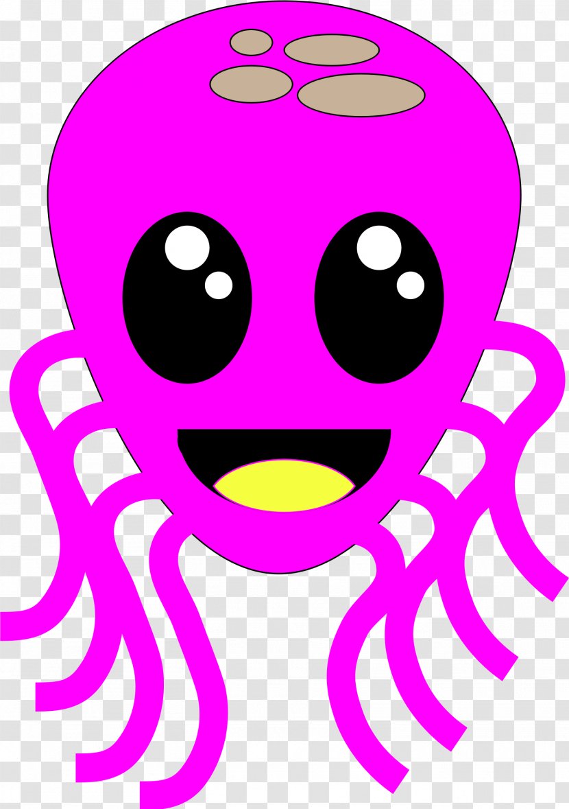 Emoticon Smiley Clip Art - Octopus Transparent PNG