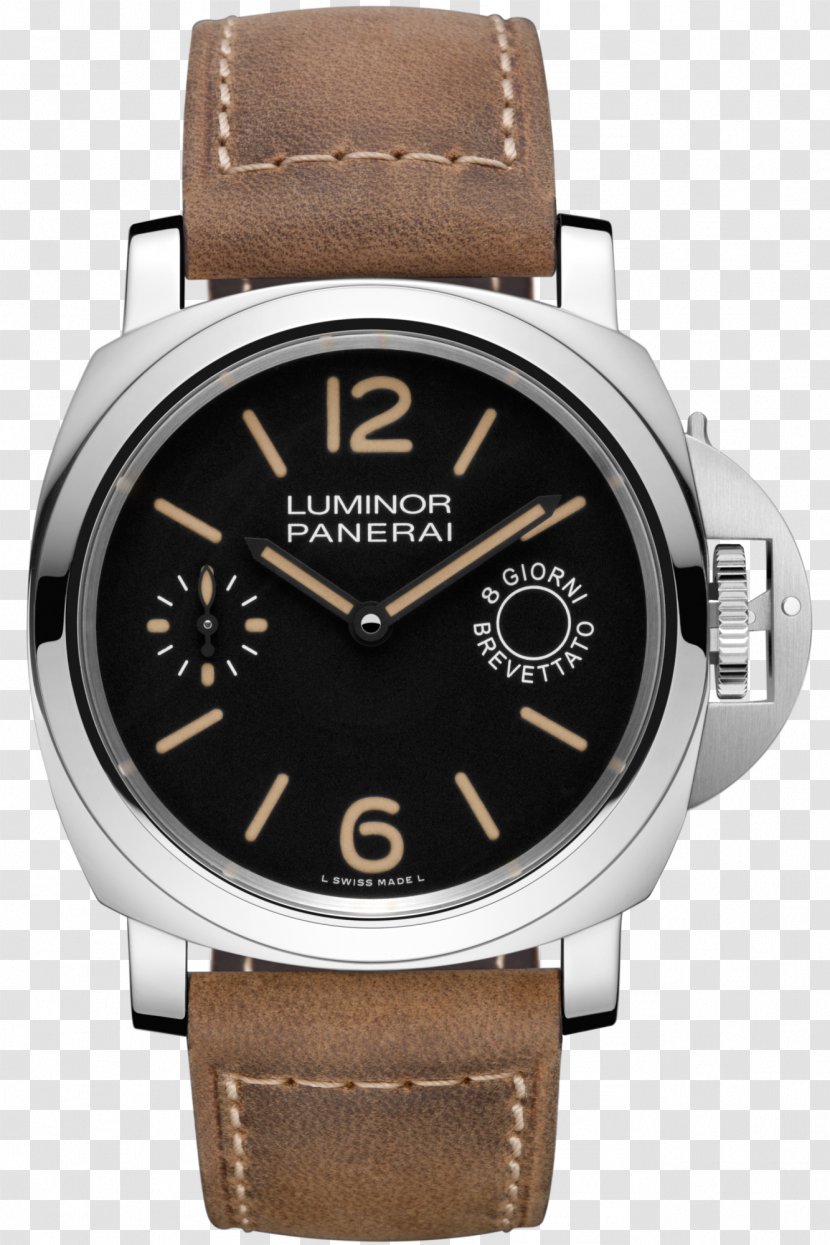 Panerai Men's Luminor Marina 1950 3 Days Automatic Watch Movement - Brown Transparent PNG