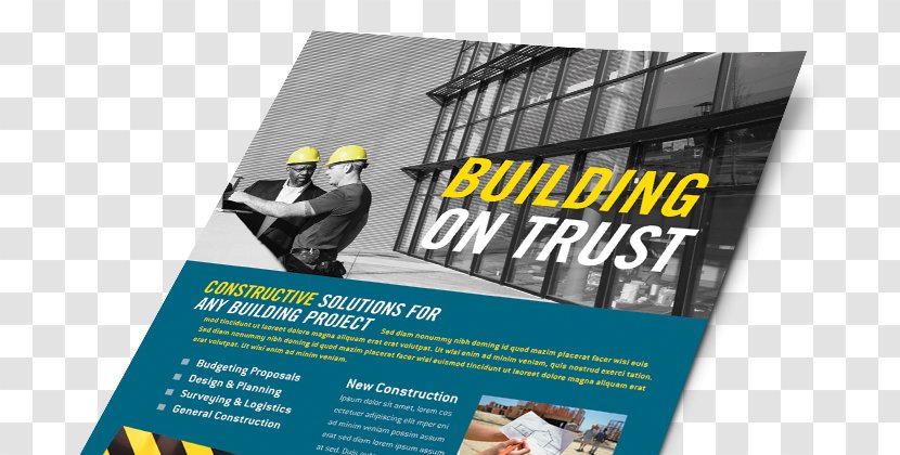 Architectural Engineering Marketing Brochure Flyer - Design Transparent PNG