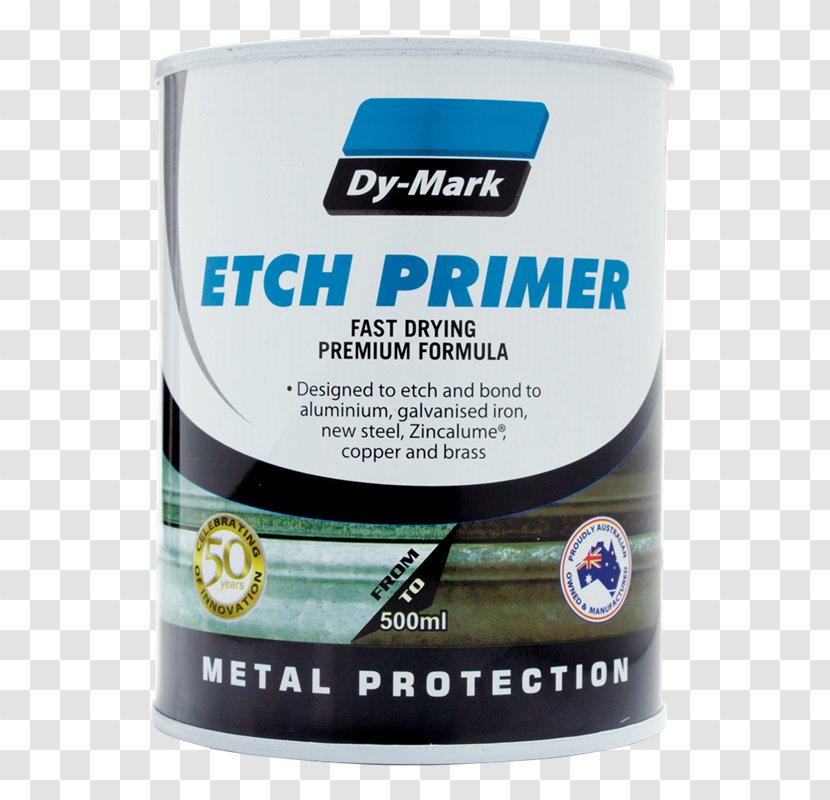 Primer Etching Paint Galvanization Metal - Metallic Transparent PNG