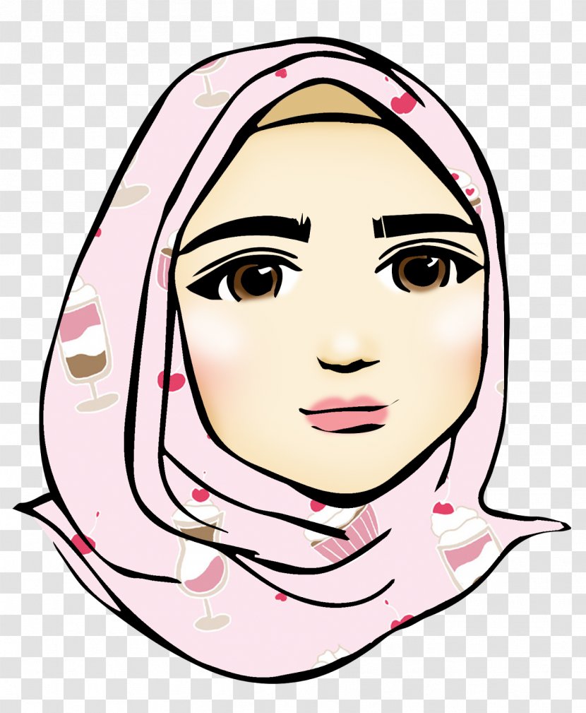 Woman Hijab Eye Warm On A Cold Night (feat. Aminé) - Cartoon Transparent PNG