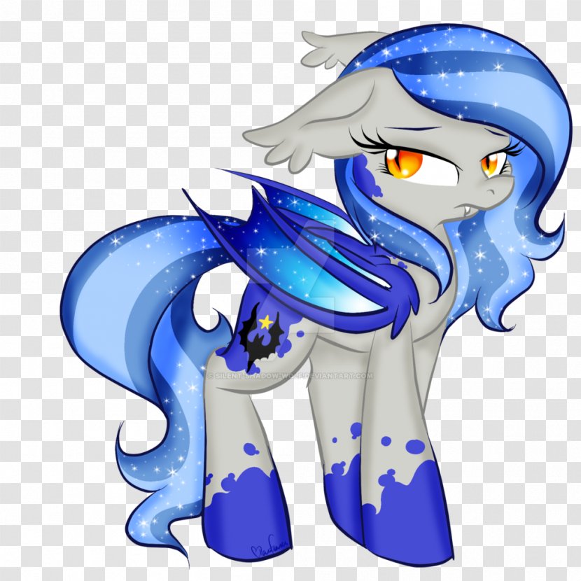 Pony Sadness Horse Gray Wolf - Mammal - Blue Transparent PNG