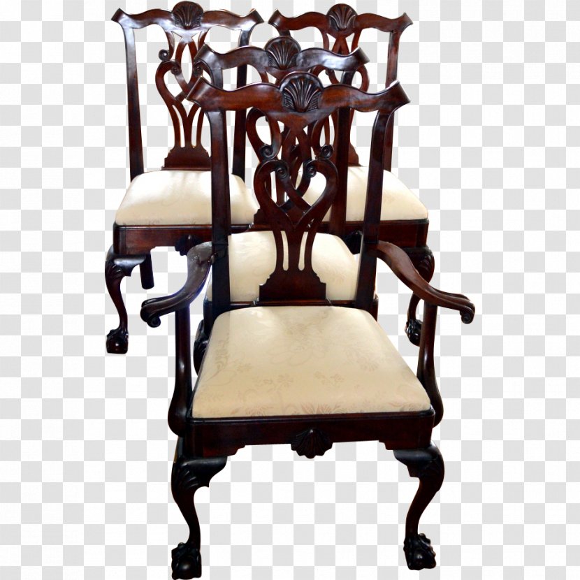 Chair Table Dining Room Antique - Chinese Chippendale Transparent PNG