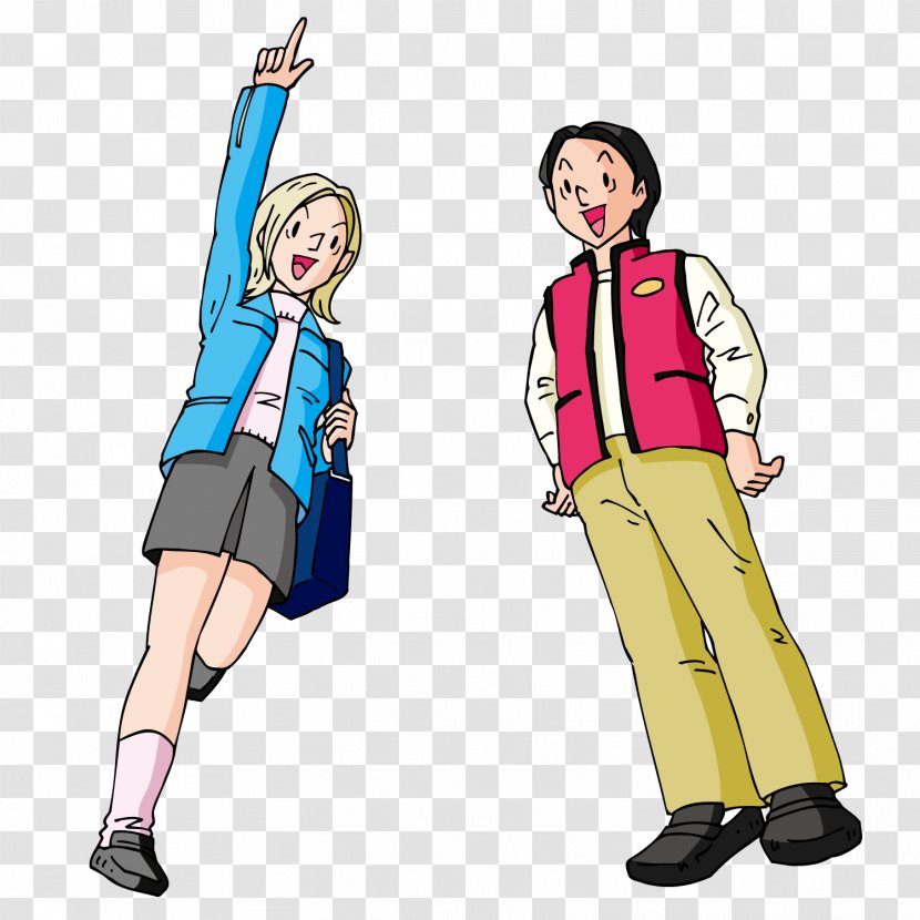 Cartoon Illustration - Silhouette - Talking For Men And Women Transparent PNG