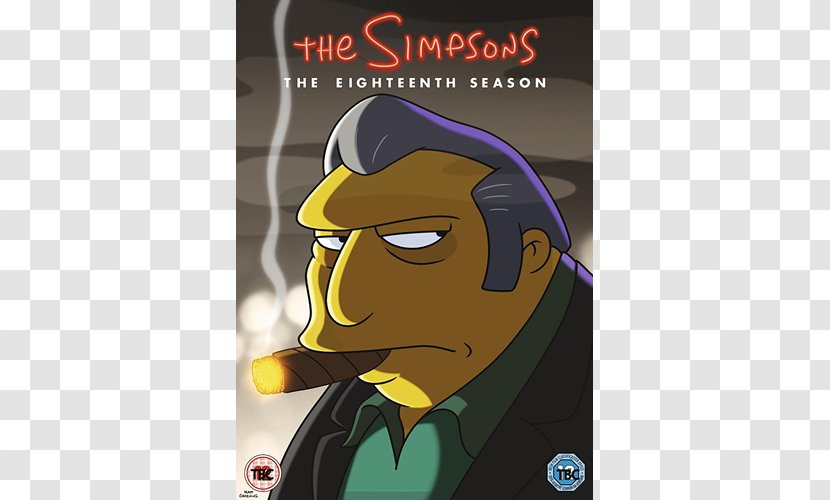The Simpsons - Poster - Season 18 Blu-ray Disc DVD Television Show SimpsonsSeason 15Dvd Transparent PNG
