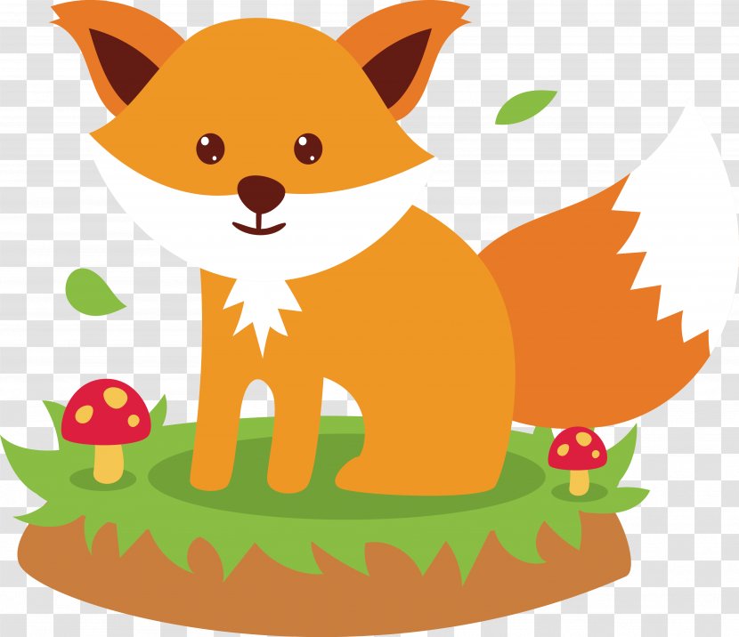 Hedgehog Animation Cartoon - Small To Medium Sized Cats - The Fox On Grass Transparent PNG