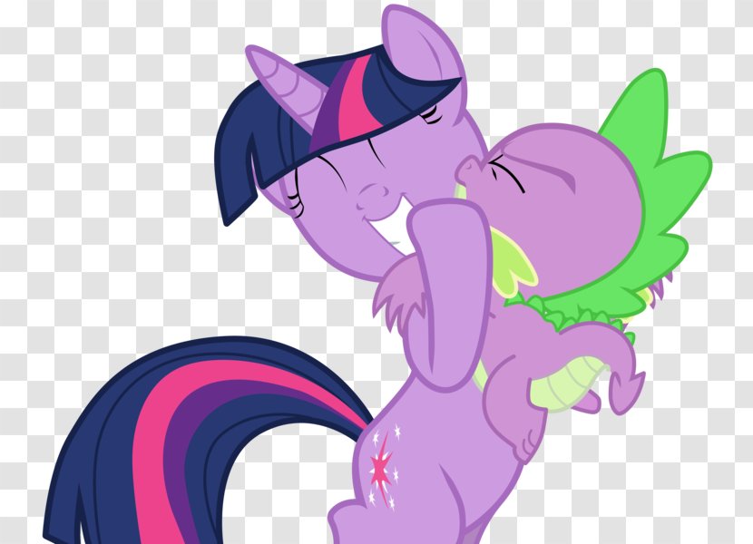 Twilight Sparkle Spike Rainbow Dash Pony Rarity - Cartoon - Heart Transparent PNG