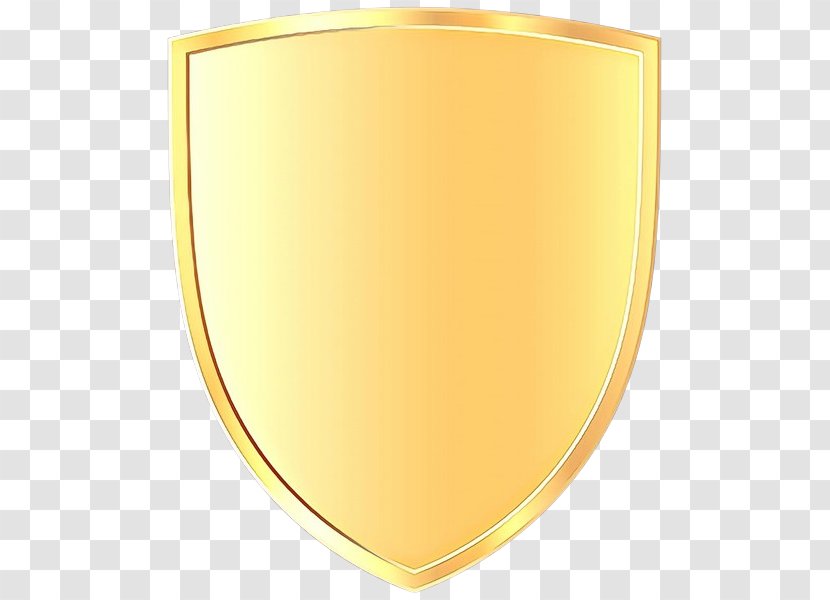 Yellow Shield Tableware Transparent PNG