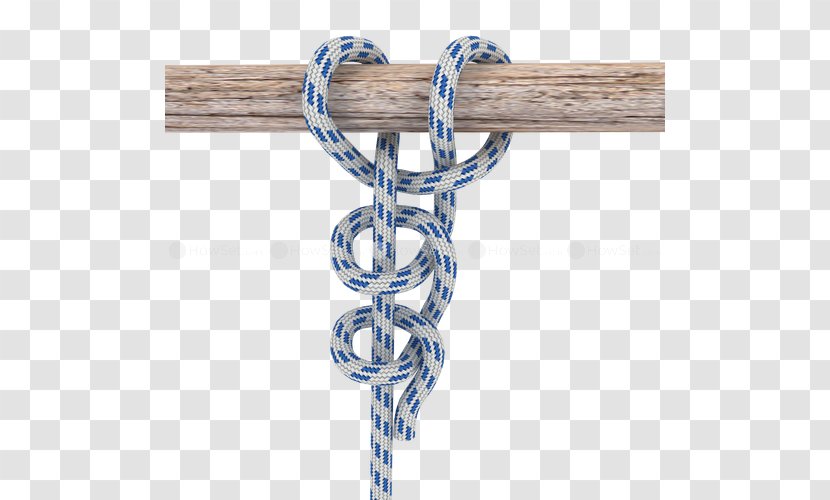 Rope Knot Chain - Cross Transparent PNG