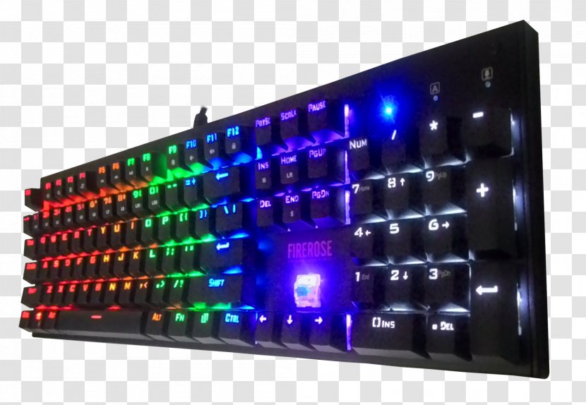 Computer Keyboard Gaming Keypad IP Code Light Display Device - Ip Transparent PNG