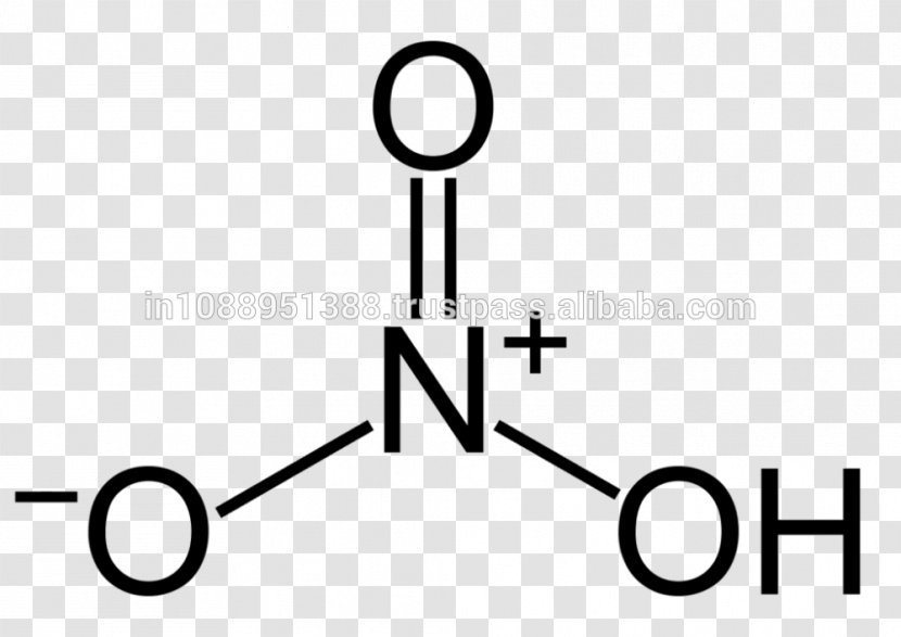 Nitric Acid Structural Formula Nitroxyl Chemical - Logo - Asit Actilsalicilico Transparent PNG