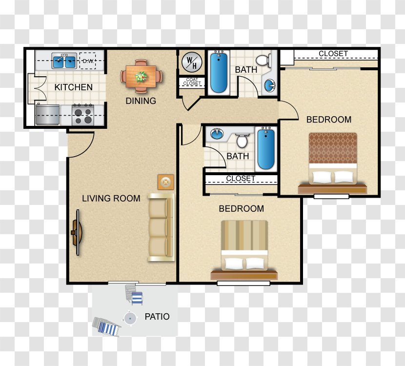 Villas Aliento Apartment Homes Floor Plan House - Breath Transparent PNG