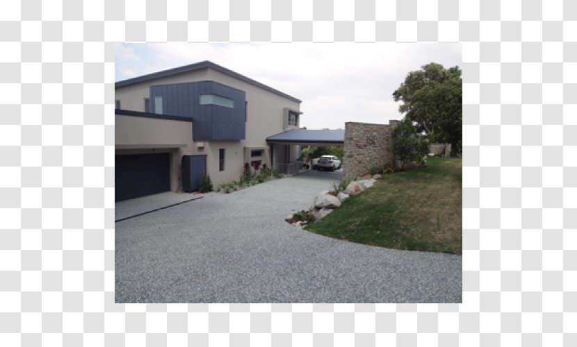 Property Driveway House Suburb Garage - Yard Transparent PNG