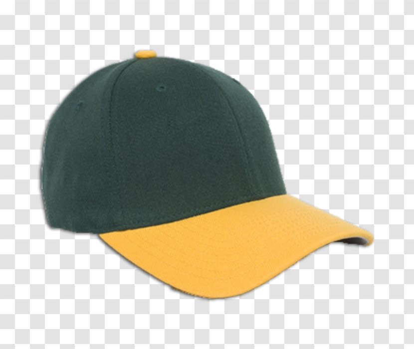 Baseball Cap Product Design - Gold Green Caps Transparent PNG