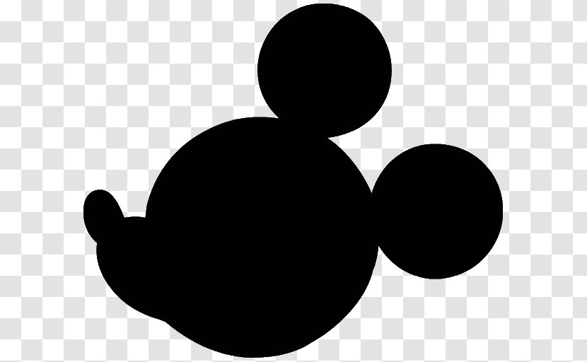 Mickey Mouse Minnie Silhouette Clip Art - Drawing - Head Sillouitte Transparent PNG