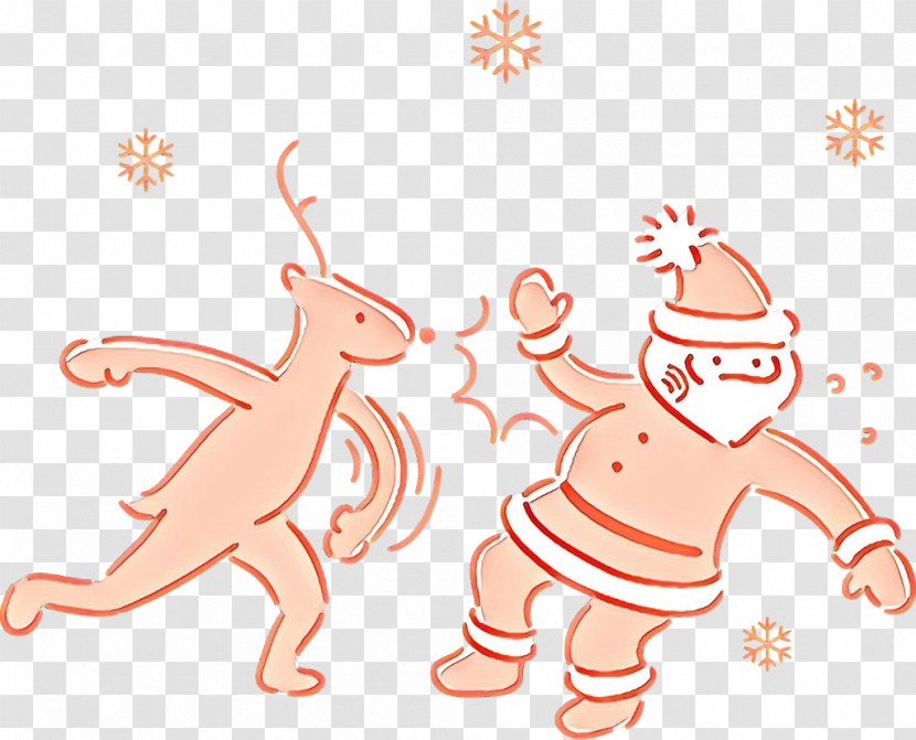 Cartoon Christmas Sticker Transparent PNG