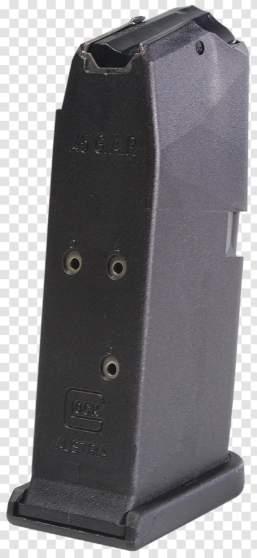 .45 GAP ACP Magazine Cartridge Glock - Hardware - Ammunition Transparent PNG