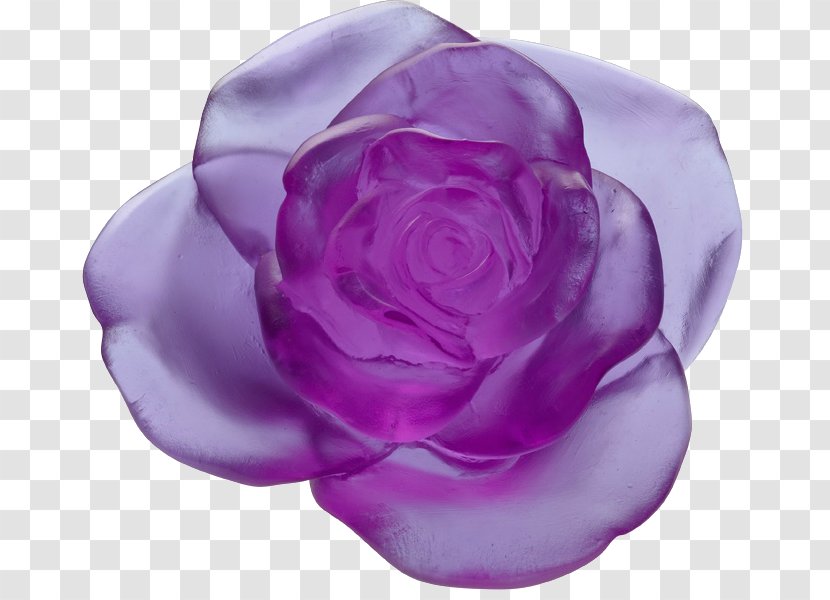 Garden Roses Daum Flower Purple Art Deco - Rose Transparent PNG